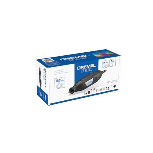 Dremel 3100-1/15 Variable Speed Rotary Tool Kit- 1 Attachment and 15 Accessories, Ideal for a Variety of Crafting and DIY Projects- Cutting, Sanding, Grinding, Polishing, Drilling, and Engraving - style: 16-Piece Kit
