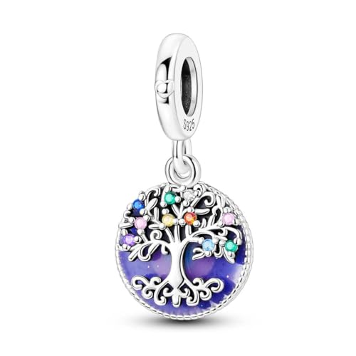 LAZA Charms for Bracelets 925 Sterling Silver Butterfly Summer Travel Ocean Lucky Charm Beads Pendant Jewelry for Women Mom - color: fantasy tree