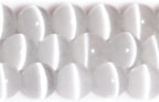 HAAMIIQII 45pcs 8mm White Cat Eye Beads Round Loose Gemstone Beads for Jewelry Making Strand 15 Inch - color: White, size: 8mm (45pcs)