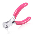 SPEEDWOX Mini End Nipper, 3" End Cutting Pliers with Pink PVC Handle, Jewelry Pliers for Beading Jewelry Making Wire Wrapping DIY Craft Hobby Supplies - style: 3" End Nippers
