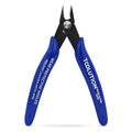 Small Wire Cutters: Flush Cutting Pliers Micro Flush Cutter Snips - Diagonal Cutters for Cutting Zip Tie Crafting - Mini Nippers for Plastic Model Jewelry Making - size: 1 Pack