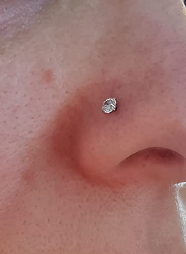 QWALIT Piercing Taper Threadless Insertion Tool - Titanium Labret Pin 16g, 18g, 20g - color: A1 - Titanium 2 Style 20g