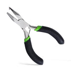 Mini Split Ring Pliers Jewelry Pliers 3" Split Ring Tool Jump Ring Opener Split Keychain Pliers Opening Pliers for Jewelry Making Beading Crafting