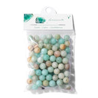 Raicegs 100pcs 8mm Amazonite Beads Natural Gemstone Beads Round Loose Beads for Jewelry Making DIY Bracelets Necklace - color: Amazonite, size: 8mm Round