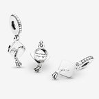 Love Family Friendship Graduation Mothers Nurses Day S925 Bead Pendant Charms for Pandora Bracelets Necklaces, Gifts Women, for Anniversary Birthday Valentines Day Christmas, Silver Gold - style: Grad-Graduation Cap Dangle Charm