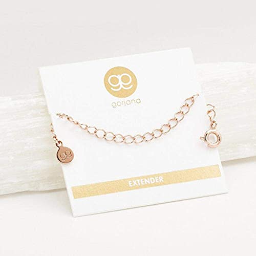 gorjana - 3 in. Extender Chain - Gold, Rose or Silver - Lightweight Design - Spring Ring Closure - color: Rose gold plated