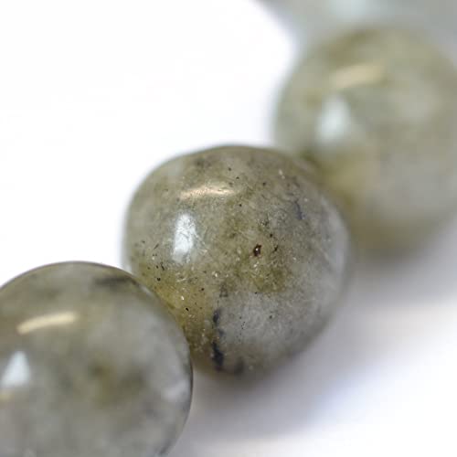 KISSITTY 235pcs 8mm Natural Labradorite Bead Strands, Natural Gemstone Crystal Beads Round Smooth Chakra Beads Energy Healing Crystals Gemstones for DIY Jewelry Bracelets Necklaces Making - color: Natural Labradorite