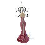 2 PCS Set Jewlery Display Shoe Ring Holder - Mannequin Necklace Display Bracelet Orgaziner (Or) - color: Or