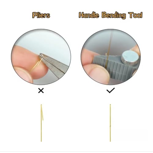 Liang Tool 0235 Handheld Precision Metal Wire Bender – Copper Wire & Etching Sheet Bending Tool for DIY Crafts, Model Kits, Jewelry Making (Ergonomic Design, Durable Stainless Steel)
