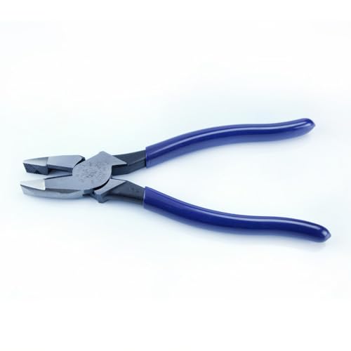 Klein Tools D213-9NE Pliers, Made in USA, 9-Inch Side Cutters, High Leverage Linesman Pliers Cut Copper, Aluminum and other Soft Metals - style: Standard