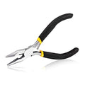 SPEEDWOX Chain Nose Pliers Long Nose Pliers 5 Inches Mini Wire Cutter for Hard to Reach Confined Areas Smooth Jaws Beading Work Hobby Jewelry Making Repairing Tools - size: Long Nose with Cutter