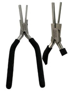 Cynamed,German Heavy Duty Bail Making Pliers,6 IN 1 Wire Looping Forming Pliers,BIG SIZE LOOPING PLIERS 13,16 & 20MM,SMALL LOOPING PLIER,5,7,10MM Anti Slip comfort grip handle(SMALL 3MM & 5MM) - style: SMALL 3MM & 5MM