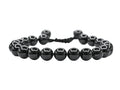 Amazing Gemstone Black Obsidian Bracelet for Women Men's Gifts - Protection Healing Crystal Bracelet - 8mm Gemstone Beaded Adjustable Bracelet Pulseras Para Hombres Mujer Stocking Stuffers - color: Black Obsidian