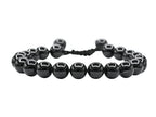 Amazing Gemstone Black Obsidian Bracelet for Women Men's Gifts - Protection Healing Crystal Bracelet - 8mm Gemstone Beaded Adjustable Bracelet Pulseras Para Hombres Mujer Stocking Stuffers - color: Black Obsidian