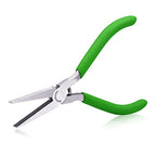 SPEEDWOX 5 inch flat nose pliers mini duckbill pliers fine nose pliers fine nose pliers precision pliers for jewelry making hand tools beading craft craft - style: Mini Curved Nose Pliers Serrated Jaw