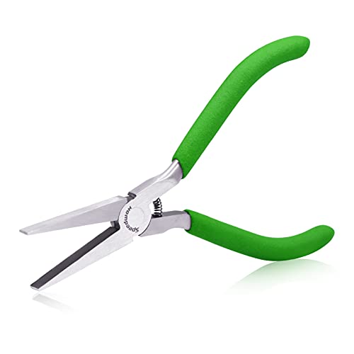 SPEEDWOX 5 inch flat nose pliers mini duckbill pliers fine nose pliers fine nose pliers precision pliers for jewelry making hand tools beading craft craft - style: Mini Curved Nose Pliers Serrated Jaw