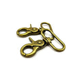 1.5 inch Swivel Hooks for Purse 1 1/2 inch Swivel Lobster Clasp Antique Bronze Snap Clips Lobster Claw Lanyard Swivel Clasps for Bag Strap 38mm Extra Large Lobster Clasps 10pcs 1.5" - color: 1.5 inch Swivel Lobster Clasps Antique Bronze