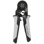 Klein Tools 34055 Ferrule Crimping Tool, Square Crimper Pliers for 10 to 22 AWG Wire Terminals, Built-In Adjustable Ratchet, for Electrical Work - size: Square Crimper