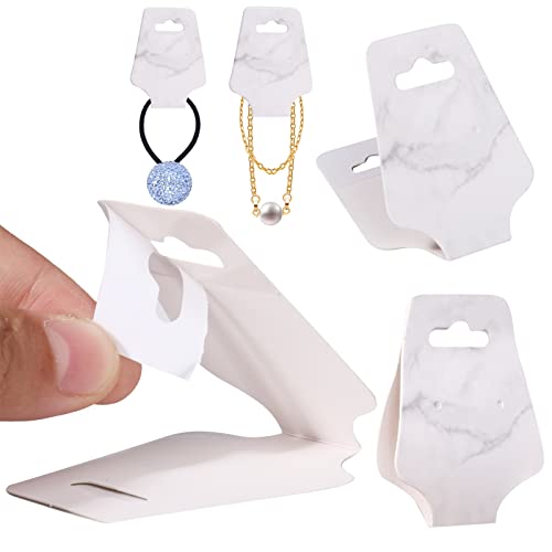 200PCS Bracelet Display Cards Necklace Holder Cards Self Adhesive Jewelry Packaging Selling Card for Small Business (Mable, 1.8x4.7 inches) - color: Mable, size: 1.8x4.7 inches