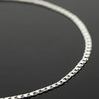 UMAOKANG 16.4 Feet Silver Cuban Chains for Jewelry Making Silver Plated Brass Necklace Chain on Spool with Jump Rings and Lobster Clasps - color: Silver Cuban