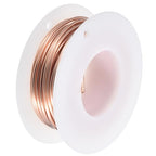 uxcell Soft Copper Wire (16 Gauge, 16.4 FT), 99.9% Pure Bare Copper Wire 1.3mm Solid Craft Wire for DIY Crafting Gardening Decoration (5Meter) - size: 16 Gauge x 16.4 FT