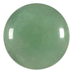 moonsix 10PCS Round Green Aventurine Cabochons Flatback CAB Gemstone Beads Crystal Flat Stone for DIY Craft Jewelry Making, 22mm - color: green, size: 22mm