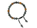 Amazing Gemstone Friendship Bracelets - Moss Agate Mariyam Jasper Hematite Bracelet Set for Men Women Healing Calming Anxiety Stress Relief Gifts Pulseras Para Hombres Mujer Stocking Stuffers - color: Friendship