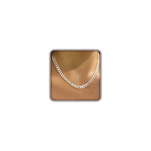 Gold Cuban Chain Necklace for Women, Trendy 14K Gold Plated Dainty Chunky Necklace Adjustable Cuban Link Chain Choker Necklace for Men Fashion Jewelry Best Gifts for Birthday Christmas Thanksgiving - color: Silver, size: 14'' +2'', style: 7MM