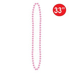 Party Beads - Small Round - size: 12-Pack, style: Pink (12-Pack)