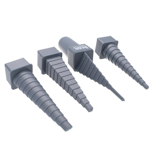 The Beadsmith Mandrel 4X, Wire Wrapping Set, 4 Different Shapes, Oval, Square, Round and Triangle, Plus Interchangeable Handle, Metal Jewelry Forming and Shaping Tool