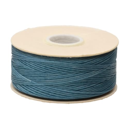 The Beadsmith Nymo Thread – 10-Pack Turquoise Color – Size D, .30mm Diameter, 64 Yard/58.5 Meter Spool – Made of Nylon – Bead Embroidery & Weaving, Off Loom & Loom Work and DIY Craft Projects - size: Size D, 64 Yards, style: Turquoise