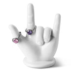 PUDDING CABIN Mothers Day Gifts for Mom Wife, Hand Ring Holder - I LOVE YOU - Wedding Ring Stand, Rings Display, Rings Organizer, Birthday Engagement Gifts for Women, Men, Couple, Home Decor - style: I Love You