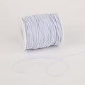 Elastic Cord for Bracelets, 1 mm 330 Feet Durable Bracelet String, Stretch Elastic String for Jewelry Making, Necklaces and Beading White - size: White