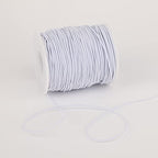 Elastic Cord for Bracelets, 1 mm 330 Feet Durable Bracelet String, Stretch Elastic String for Jewelry Making, Necklaces and Beading White - size: White