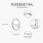 925 Sterling Silver Double Opening Lobster Clasp, Necklace Bracelet Anklet Jewelry Extender Clasp for DIY Jewelry Making (Style 3-1pc) - style: style 3-1pc