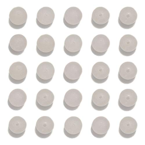NCB 200pcs 4mm White Jade Beads Natural Semi Precious Beads Round Smooth Gemstones Loose Spacer Beads Charms for Necklaces Bracelets Jewelry Making (White Jade, 4mm 200Beads) - color: White Jade, size: 4mm 200Beads