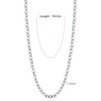 24PCS Cable Necklace Chains for Jewelry Making 1.5MM Stainless Steel Cable Cross Link Chains Bulk for DIY Necklace - color: stainless steel(1.5mm/18 inches)