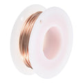 uxcell Soft Copper Wire (18 Gauge, 16.4 FT), 99.9% Pure Bare Copper Wire 1mm Solid Craft Wire for DIY Crafting Gardening Decoration (5Meter) - size: 18 Gauge X 16.4 Ft