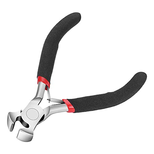 End Cutting Pliers for Jewelry Making, Nail Puller Tool for Carpenter, End Nippers for Zipper Install Stops, Wire Cutting - style: Zipper Install Pliers