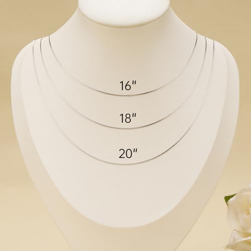 SMYHTGLIF 16 Inches Stainless Steel Necklace Chain Bulk for Jewelry Making 12 Pcs DIY Jewelry Chain Silver Adjustable Necklace - color: Silver Flat S, size: 16 inches