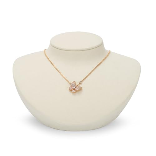 Oirlv Microfiber Necklace Bust Display Stand, Jewelry Holder for Pendants & Chains, Part of a Complete Jewelry Display Set - style: TT16406