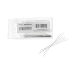 The Beadsmith Twisted Beading Needles - 2.5" (6.35 cm) Collapsible Eye Beading Needle, Extra-Fine (0.14 mm Diameter), Stainless Steel Flexible Wire for Stringing, Jewelry Making, Pack of 50 - style: Extra-Fine