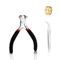 End Cutting Jewelry Pliers,Nail Puller Tool for Carpenter,Repair and Crafts,Wire Wrapping Beading Crafts Pliers-Matte Handle - color: End Cutting Pliers-black Red