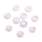 FASHEWELRY 10Pcs 21mm Glass Wind Bell Beads for Wind Chime Transparent Glass Fishing Bead Jellyfish Beads Light Pink Trumpet Flower Beads Caps for Craft Jewelry Making - color: 21mm，Light Pink