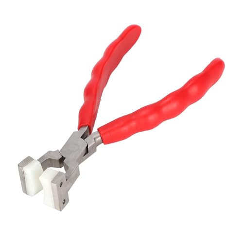 Nylon Jaw Pliers for Jewelry Making Non-Scratch C-Type Pliers with Anti-Slip Handle Round & Flat Nose Design for Wire Bending(Arc pliers) - style: Arc pliers