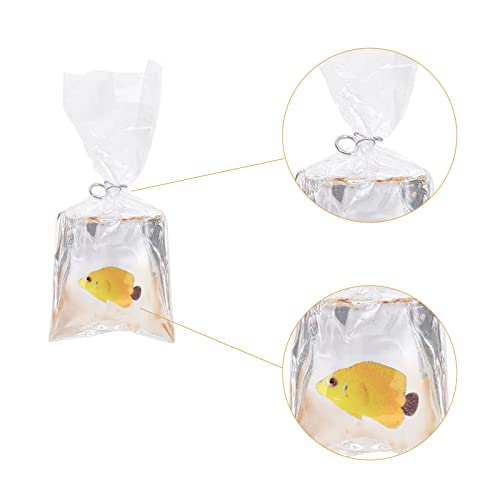SUNNYCLUE 1 Box 10Pcs 5 Styles Sea Fish Charms Ocean Style Resin Animal Transparent Clear Plastic Water Bag Pendants Mini Reef Fishes for Jewelry Making Charms Earrings Bracelets DIY Findings - color: 1 Box 10pcs 5 Styles Sea Fish Charms