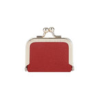 Royal Bagger Genuine Cow Leather Mini Jewelry Box Women's Coin Purse Solid Color Kiss Lock Change Pouch Casual Style Small Storage Bag for Women 1894 (Light Purple) - color: Light Purple