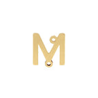 26pcs 18k Gold Filled Letter Charms,Initial Charms,Letter Pendants for DIY Bracelet Necklace Jewelry Making - color: letter style 1