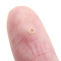 18K 2MM Gold Jump Rings Open Jump Rings 100PCS 2MM Jump Rings for Jewelry Making Jump Rings 2MM 18k Gold Plated Jump Rings for Jewelry Making for Miniature Jewelry Making - color: Gold