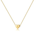 Turandoss Mothers Day Gifts for Mom Wife - Dainty 14K Gold Plated Heart Initial A-Z Pendant Letter Heart Necklace Birthday Mothers Day Gifts for Women Girls - style: A.
